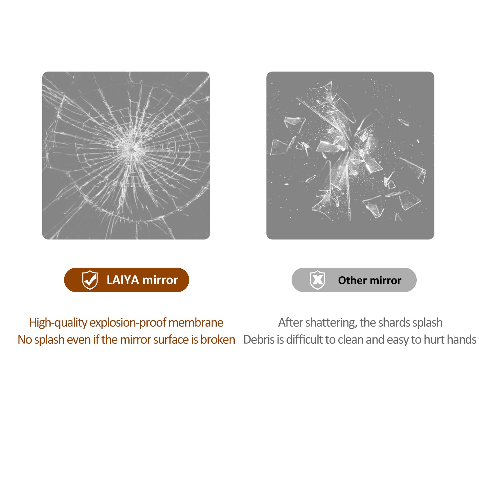 65*24 Inch Floor Mirror Full Length Mirror Ultra Thin Aluminum Alloy Frame Modern Style Standing Hanging Mirror Wall Mounted Mirror Black Modern Glass Metal