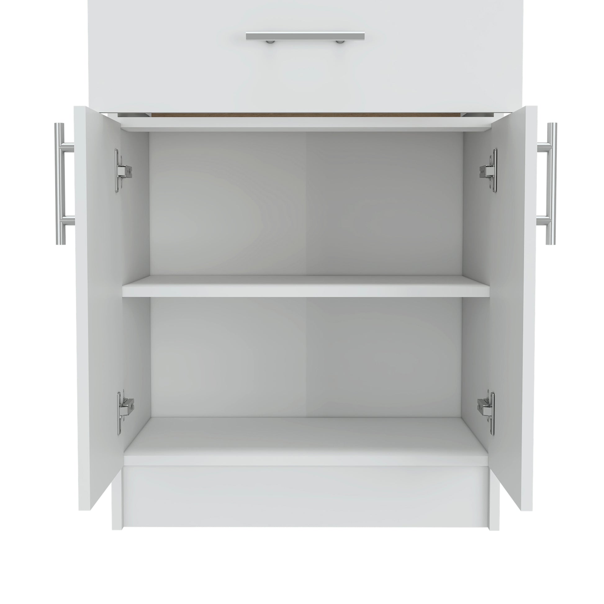 Oxford Pantry Cabinet, One Drawer, One Double Door Cabinet With Two Shelves Multicolor Mdf Engineered Wood