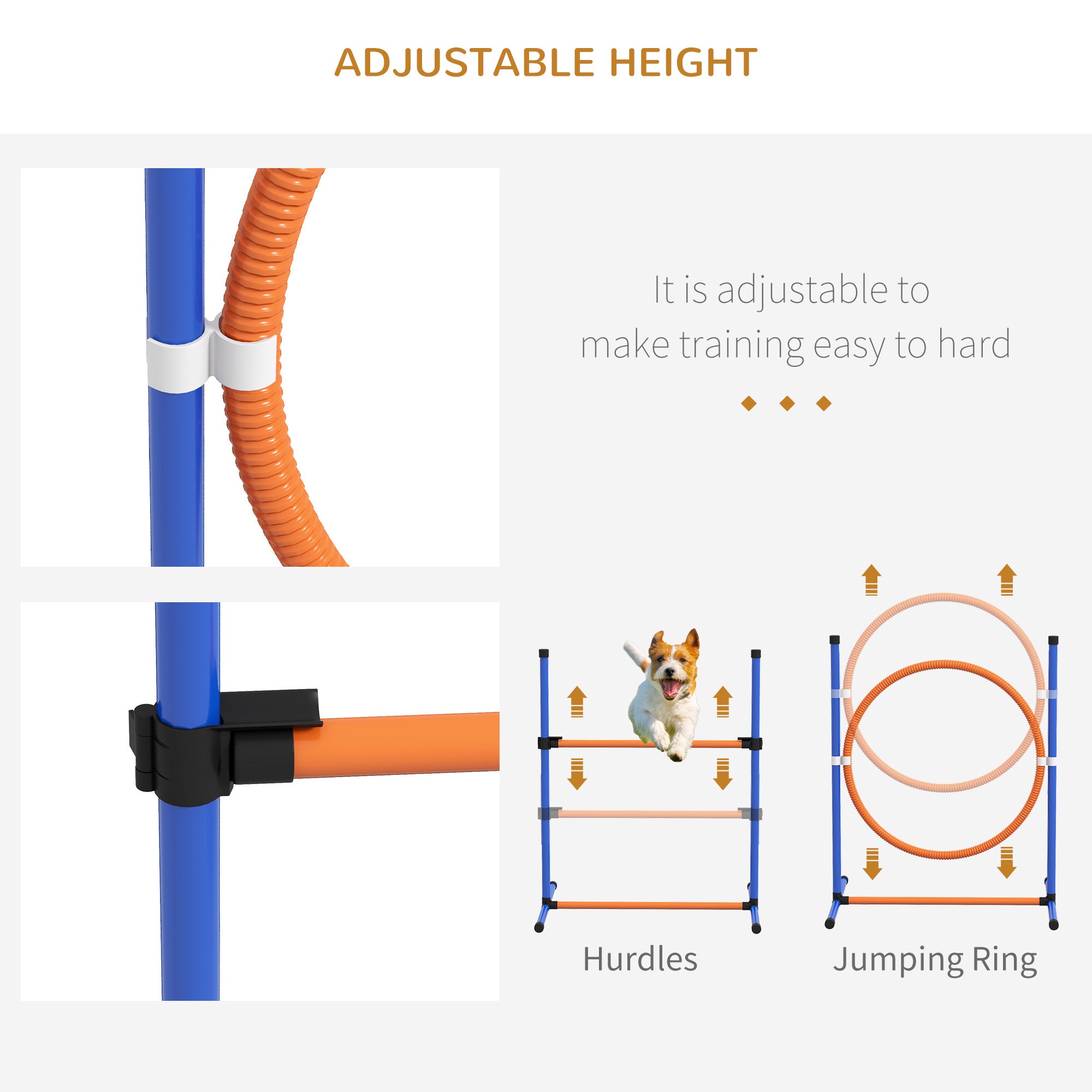 Hunde-Agility Parcours Set – 17-teilig Mit Tunnel, Sprungring & Hürden Für Garten- Und Indoor-Training