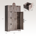 Bathroom Storage Cabinet With Storage 5 Drawers