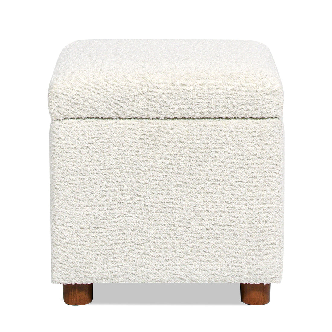 Ivory White Boucle, Ivory White Boucle White Foam Boucle