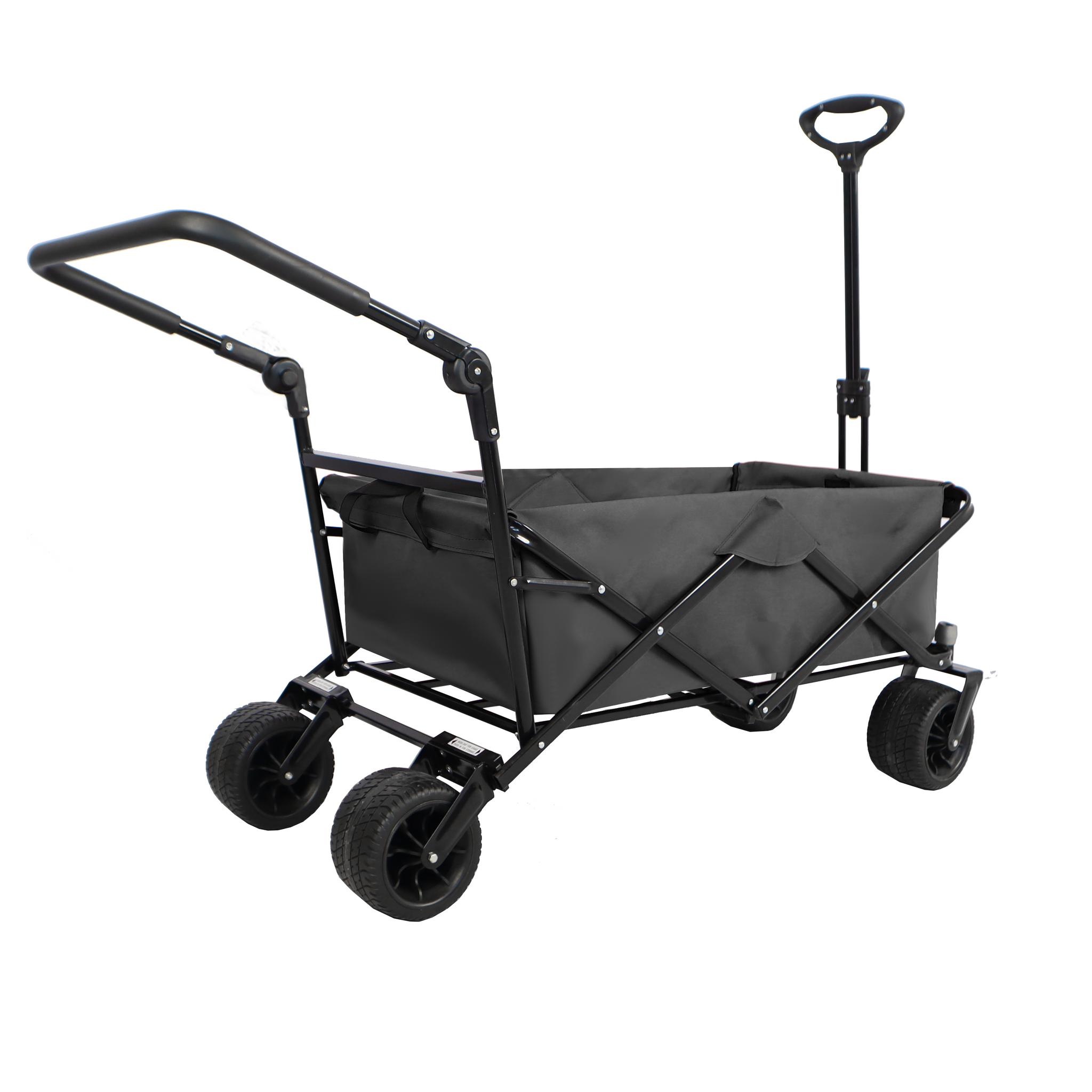 Utility Park Garden Cart Tool Customized Color Folding Camping Trolley Outdoor Picnic Beach Wagon Black Garden & Outdoor Oxford Fabric Metal