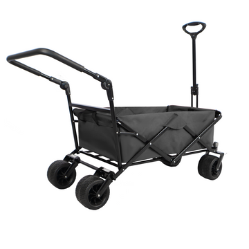 Utility Park Garden Cart Tool Customized Color Folding Camping Trolley Outdoor Picnic Beach Wagon Black Garden & Outdoor Oxford Fabric Metal