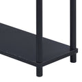 Black Office Desk With Bookshelf Black Writting Desk Triangular Office Rectangular Shelves Wood Metal Sled