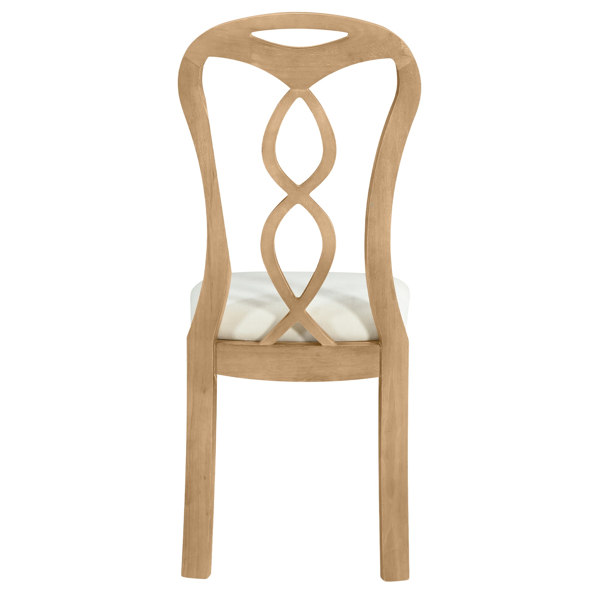 Retro 7 Piece Trestle Dining Table Set With Upholstered Dining Chairs, Smooth Dining Backs For Dining Room, Living Room, Kitchen, Natural Upholstered Chair Wood Natural Beige Seats 6 Wood Dining Room Solid Wood Rubberwood Trestle Rectangular Foam Dining