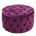 Ottoman Fuchsia Velvet