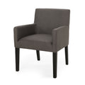 Arm Chair Dark Grey Fabric