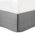 Embroidered 8 Piece Comforter Set Grey King King Grey Polyester