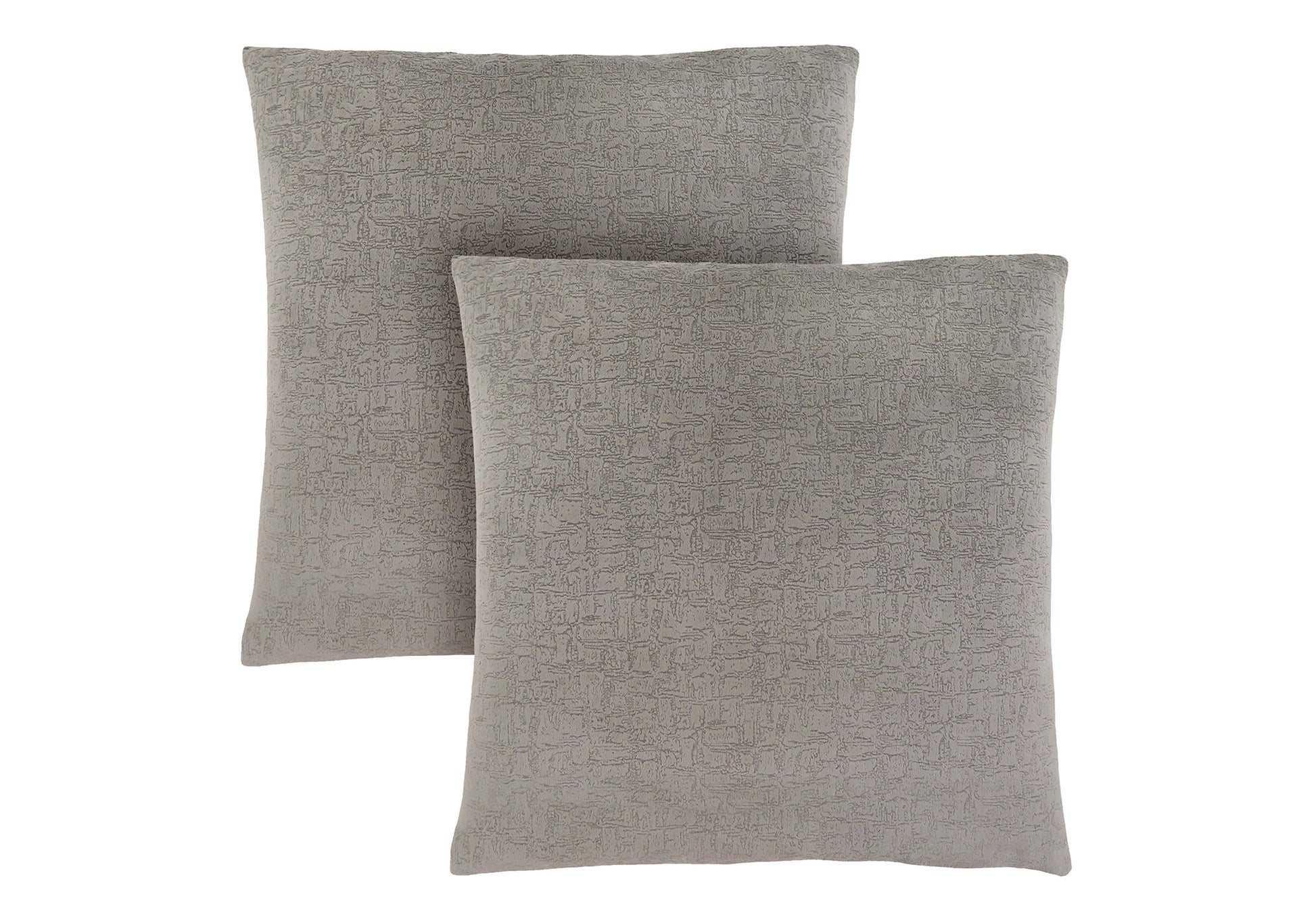 Pillows, Set Of 2, 18 X 18 Square, Insert Included, Decorative Throw, Accent, Sofa, Couch, Bedroom, Grey Hypoallergenic Polyester, Modern Grey Polyester Polyester