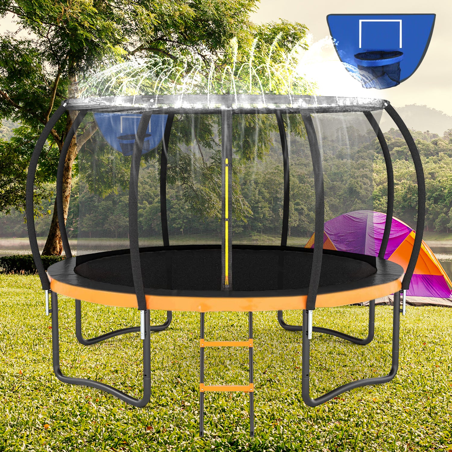 Spare Parts 16Ft Sprinkler Accessory Only Black Pvc