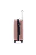 Luggage Set Of 3 Pieces 20 24 28 Luggage Set Wheel Luggage Abs Durable And Lightweight Rotating Hard Shell Luggage Rose Gold Rose Gold Abs