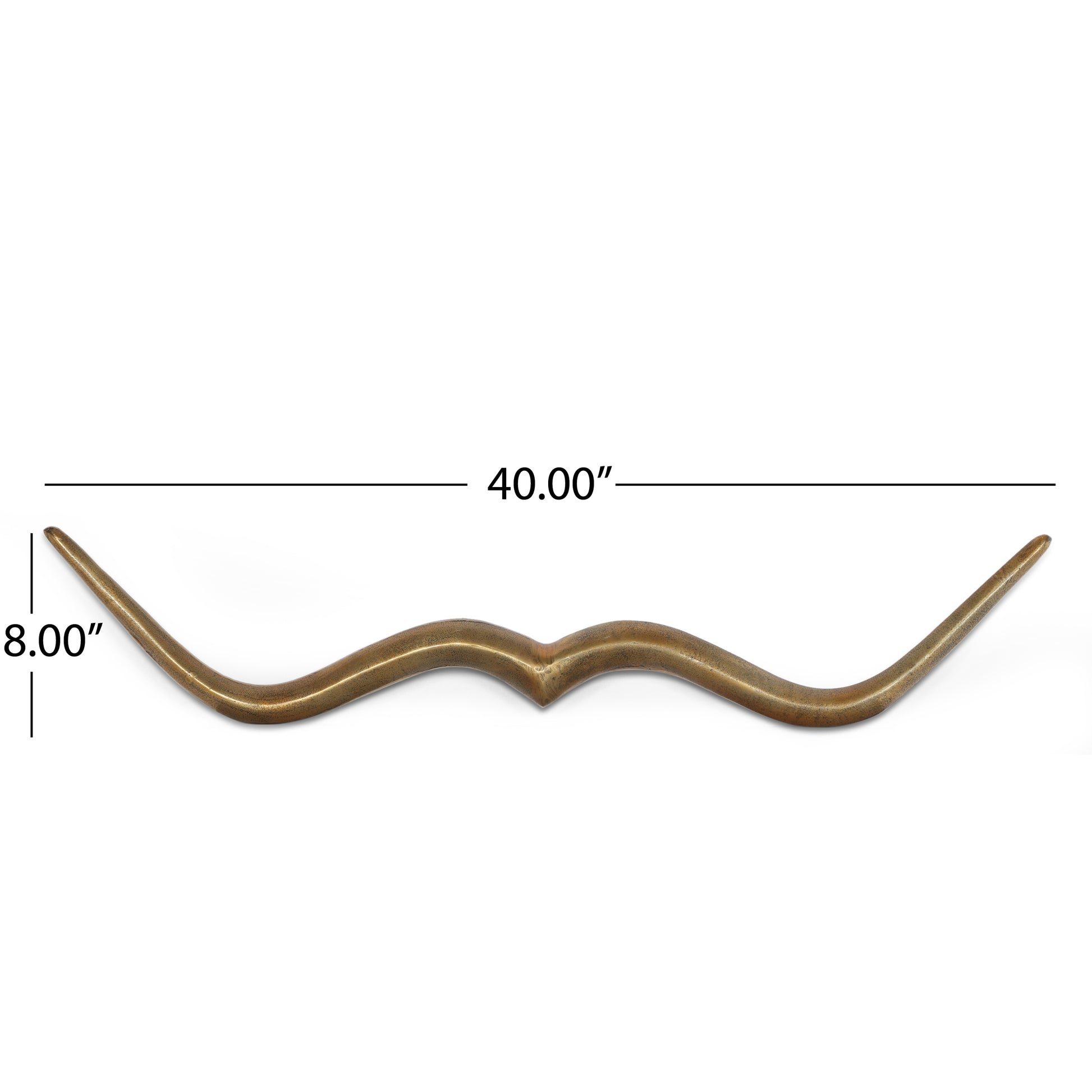 Moustache D Cor Antique Brass Aluminium