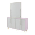 Gaines Mirror, Pink High Gloss Finish Bd02664 Pink Mirror