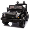 Licensed Land Rover Defender Volta 5008 24V Kids Ride On Car W Parents Control,2Wd,Four Wheel Suspension,Bluetooth,Mp3,Music,Adjustable Volume,Power Display,Led Lights,Speeds 1.86 3.11Mph For Kids 3 7 Black Polypropylene