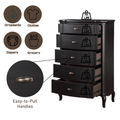 Chelmsford Chest, Black Antique Finish Bd02300 Antique Black Wood