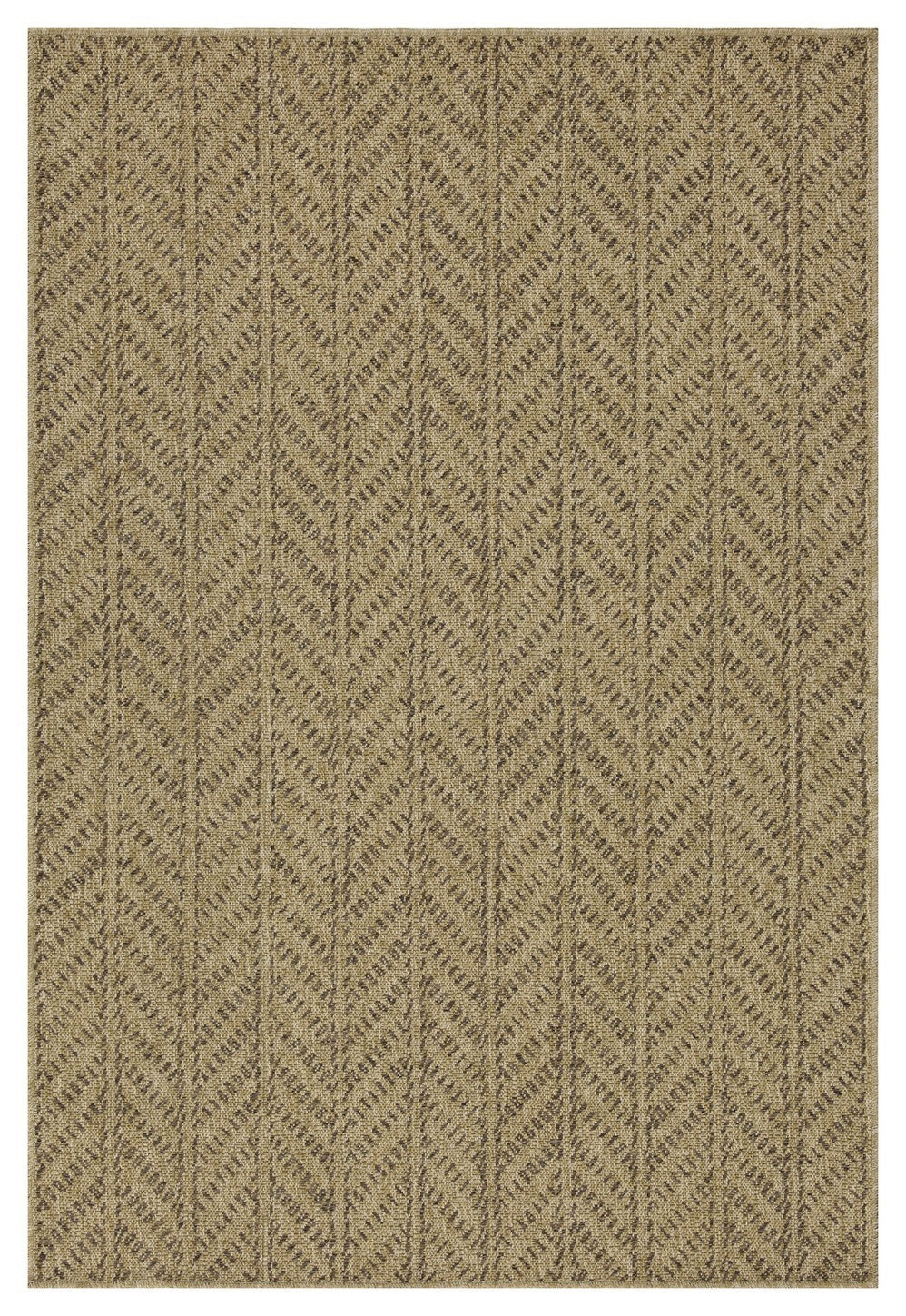 Earth Gc Ntl1013 Jute Mocha 5 Ft. 3 In. X 7 Ft. 3 In. Indoor Outdoor Area Rug Natural & Light Brown Polyester Polypropylene