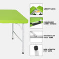 4Ft Green Portable Folding Table Indoor&Outdoor -