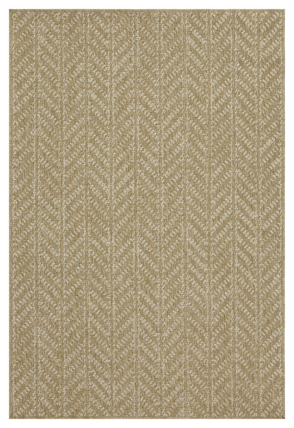 Earth Gc Ntl1014 Jute White 7 Ft. 10 In. X 10 Ft. 3 In. Indoor Outdoor Area Rug Natural White Polyester Polypropylene