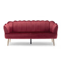 3 Seater Sofa Natural Velvet