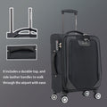 3 Piece Lightweight And Stylish Travel Suitcase 20 Inches, 26 Inches, 30 Inches. Durable And Easy To Carry Design, Ergonomic Interior For Both Men And Women. Black Black Fabric