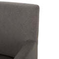 Arm Chair Dark Grey Fabric