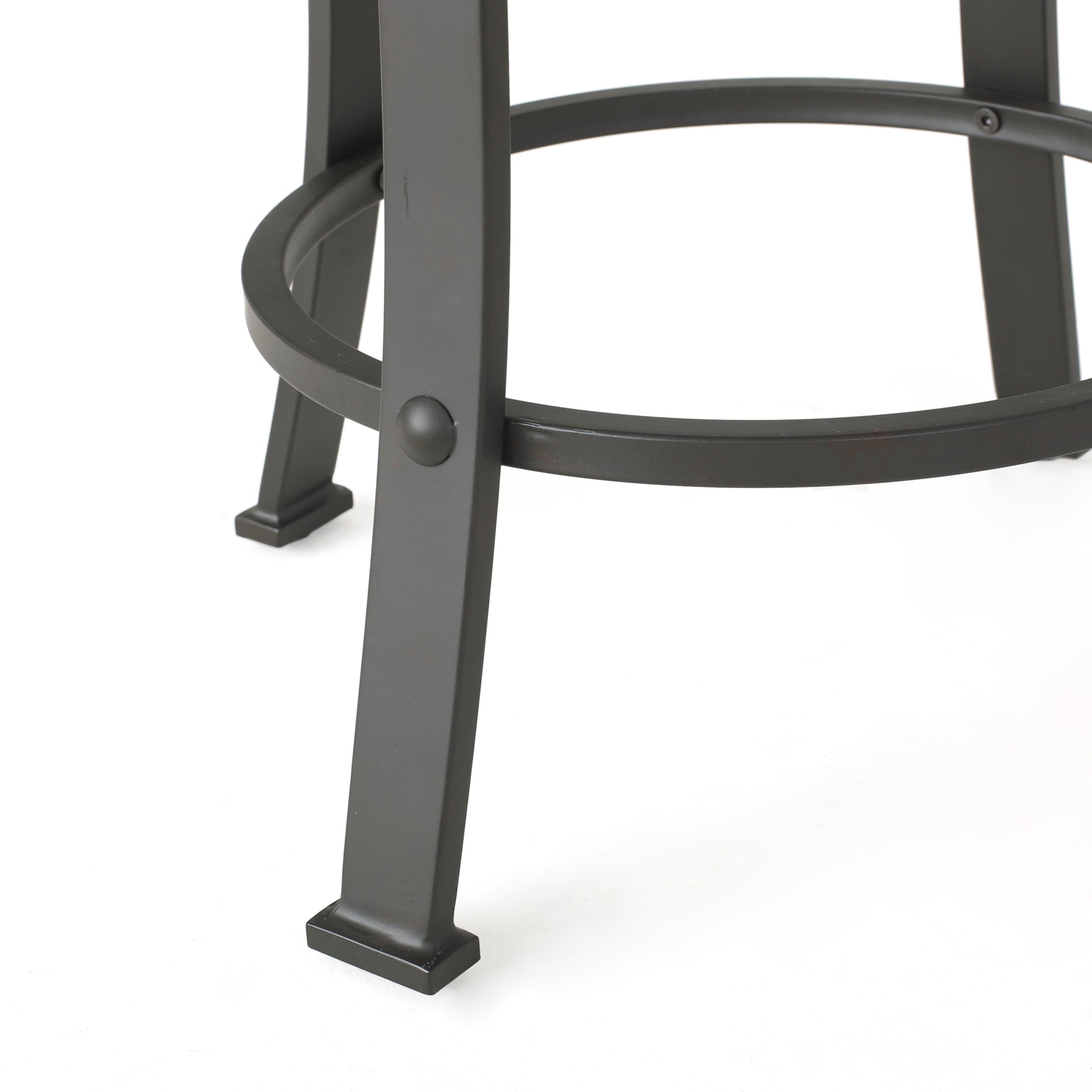 Counter Stool Natural Black Mdf