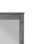 Vidalia Rustic Gray Oak Finish Mirror Gray,Oak Synthetic Wood