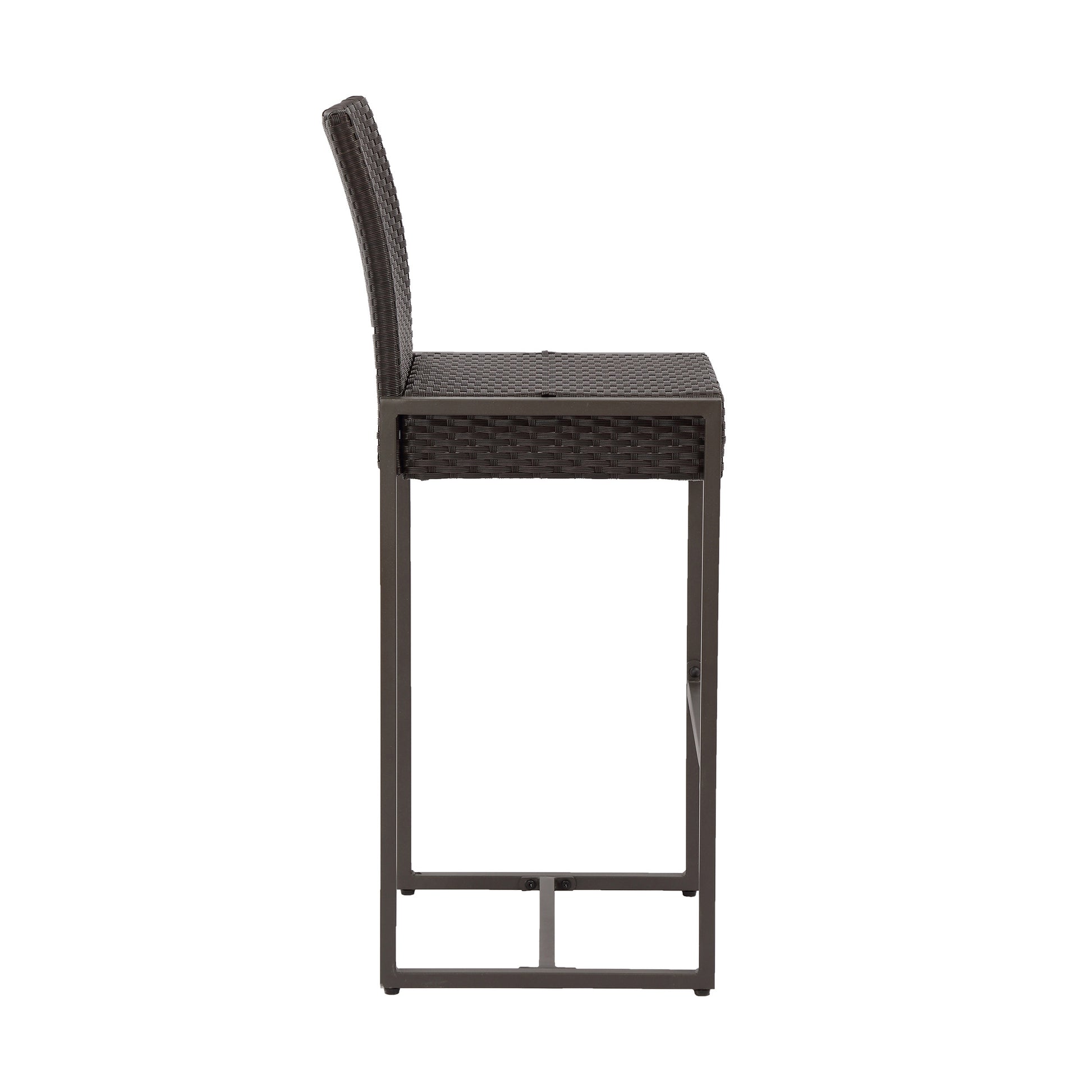 Conway Barstool Dark Brown Rattan