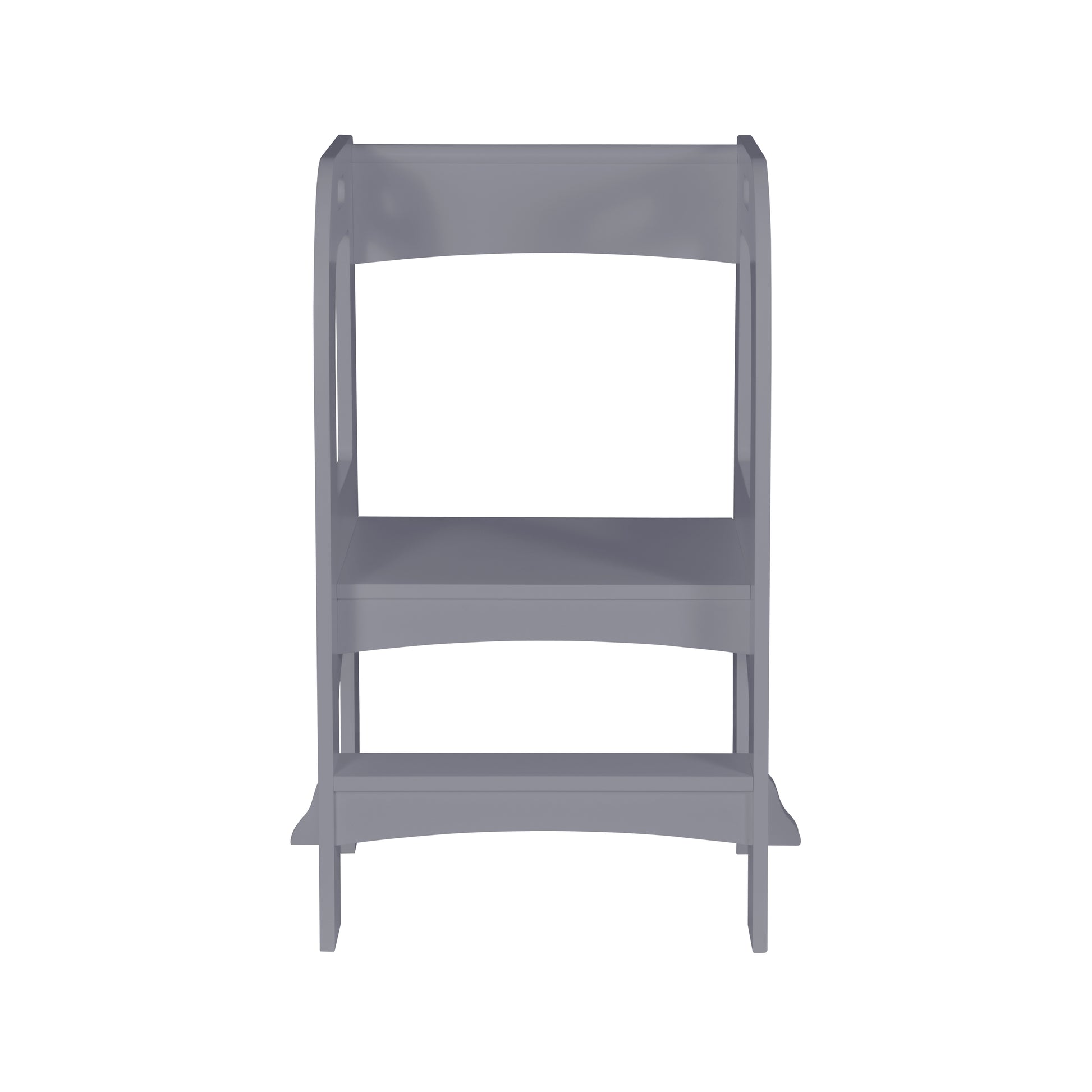 Child Standing Tower, Step Stools For Kids, Toddler Step Stool For Kitchen Counter,Gray Gray Mdf