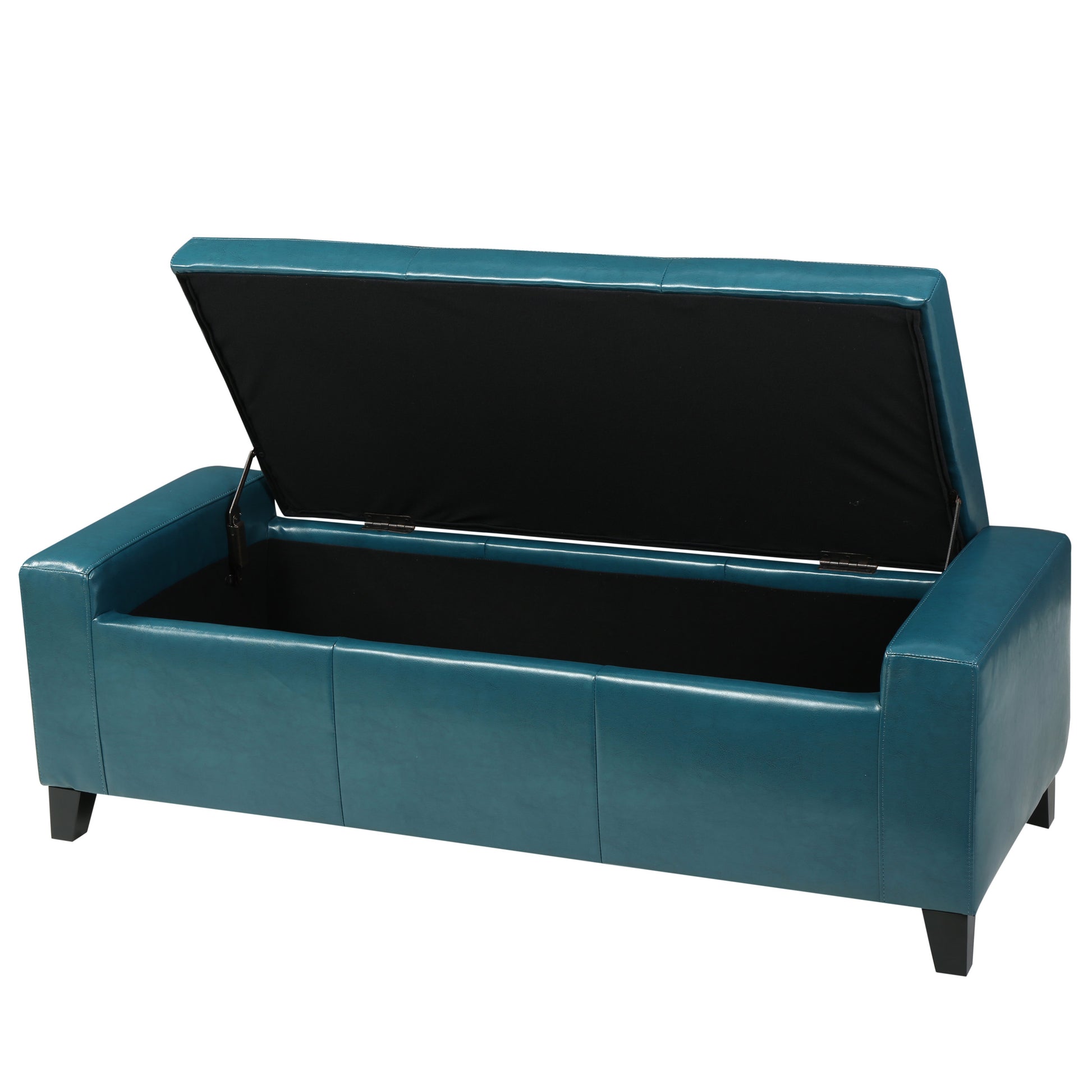 Guernsey Ottoman Teal Pu
