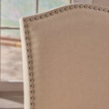 Markson Kd Barstool Mp2 Set Of 2 Ivory Fabric