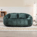 Coolmore Bean Bag Sofa Lazy Sofa Durable Comfort Lounger High Back Bean Bag Chair Couch For Adults And Kids, Indoor & Outdoor, Accent Floor Soft Lounge Chair Emerald Chenille Emerald Foam Chenille 2