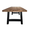 Lido Concrete Dining Table Top - Oak Concrete