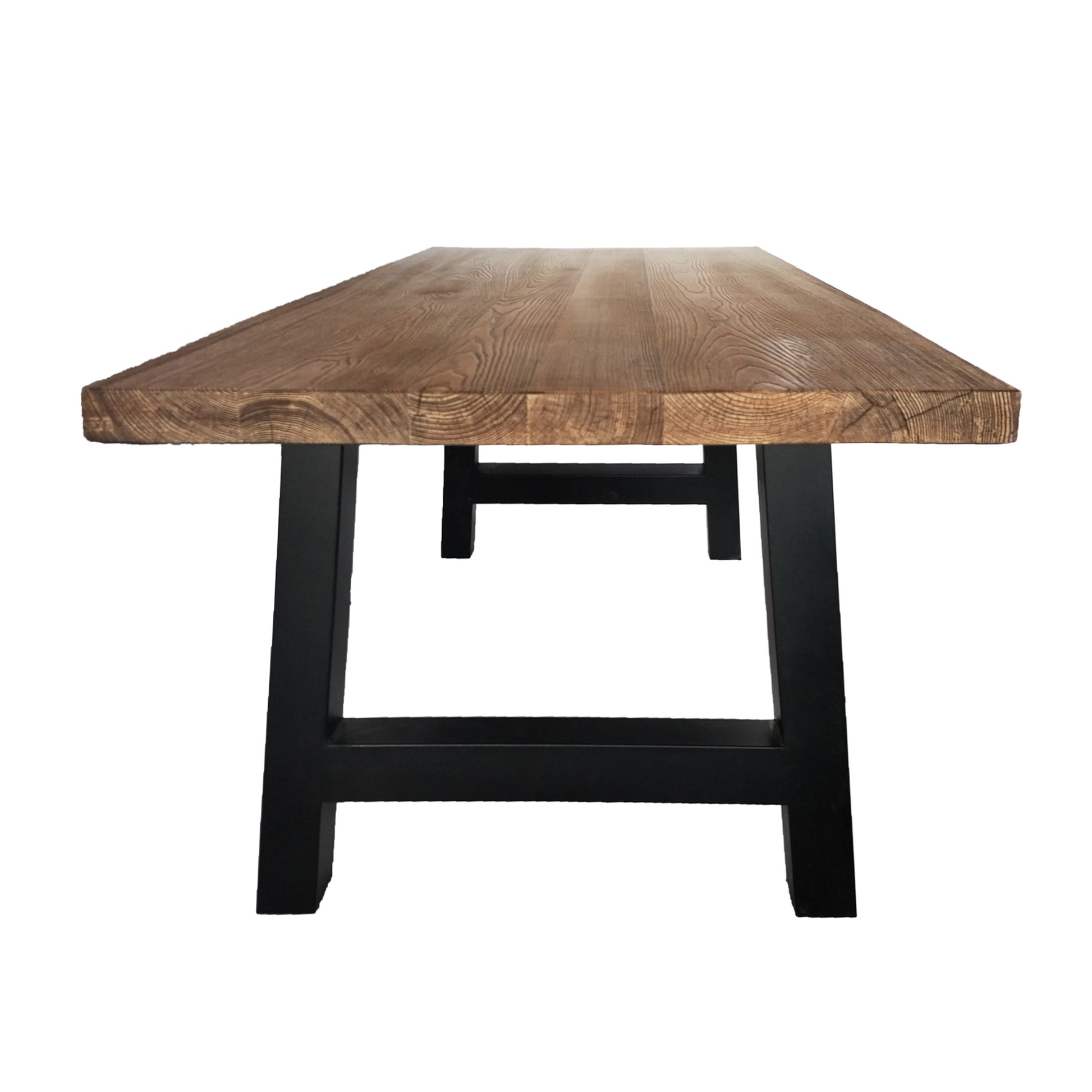 Lido Concrete Dining Table - Oak Concrete