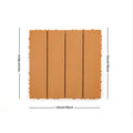 Plastic Interlocking Deck Tiles, 44 Pack Terrace Deck Tiles, 12 