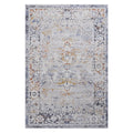 Naar Payas Collection 2X3 Ivory Grey Traditional Non Shedding Living Room Bedroom Dining Home Office Stylish And Stain Resistant Area Rug Ivory Grey Polyester