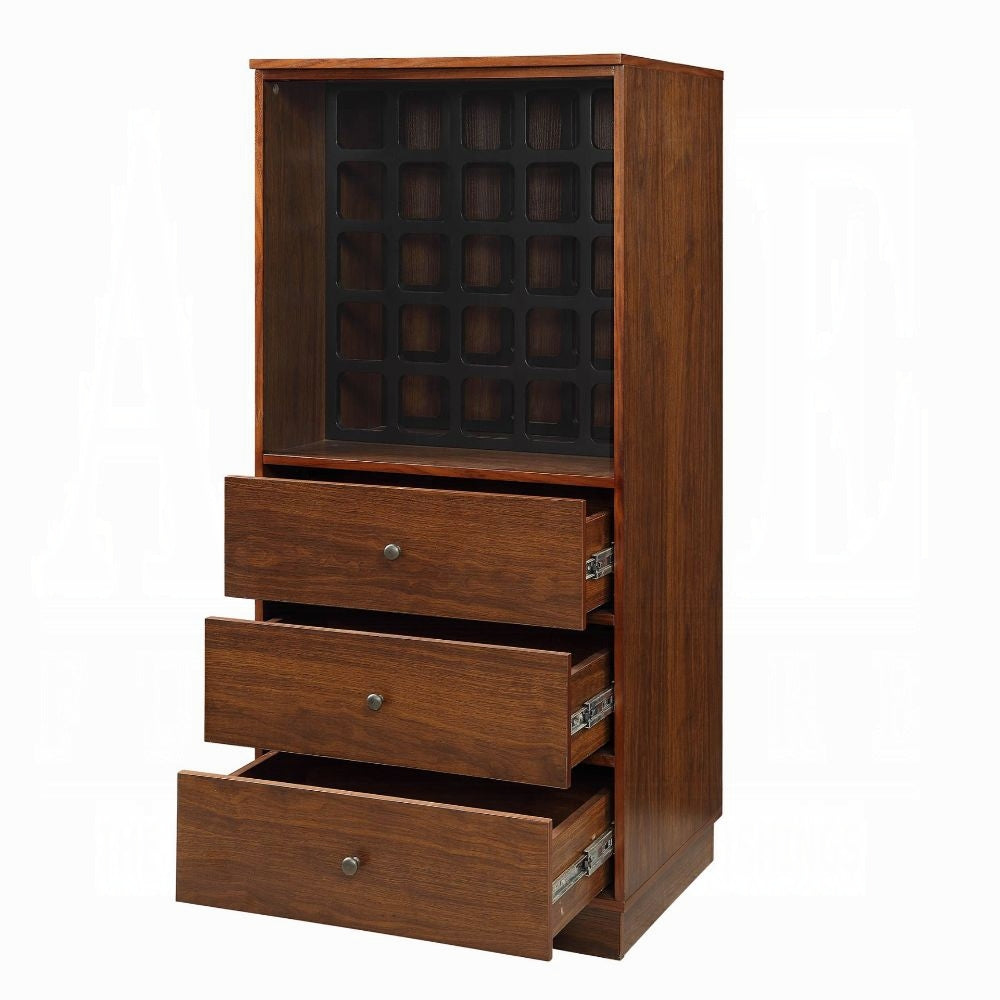 Walnut Wine Cabinet With 3 Drawer Walnut Kitchen Mdf Lvl