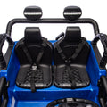 24V Two Seater Kids Ride On Truck Car W Parents Control,200W*2,Seat Width 20.28In,Four Wheel Suspension,Led Lights,Music,Mp3,Bluetooth,Two Independent Seat Belts,Suitable For Off Road For Kids Aged