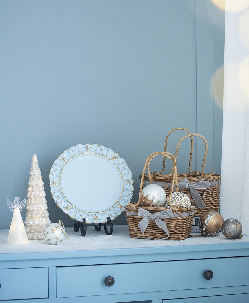 D3.9" Christmas Ball Ornaments, Glass Decorative Hanging Ball Christmas Tree Ornaments For Holiday Party Decorations, Set Of 6 Multi Glass