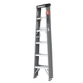 6 Fibreglass Step Ladder Series 250Lbs Grey Fiberglass