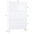 Outdoor & Indoor Privacy Screen Metal Privacy Screen 76