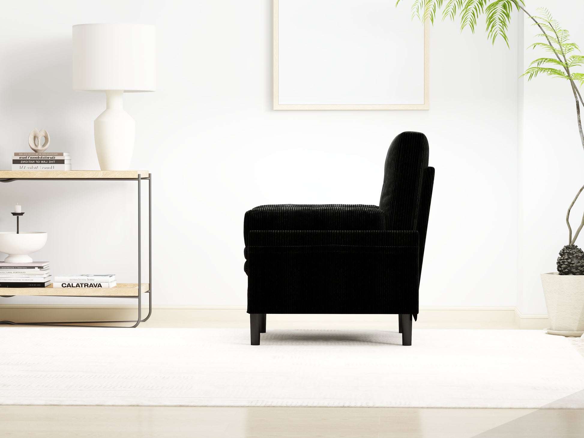 Black Multi Functional Adjustable Sofa, Convertible Lounge Chair And Guest Bed Black Velvet Metal Primary Living Space Medium Soft Loose Back Pillow Top Arms Foam Fabric Metal 1 Seat