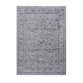 6X9 Grey Oriental Non Shedding Living Room Bedroom Dining Home Office Stylish And Stain Resistant Area Rug Grey Polyester