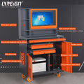 Super Large Industrial Computer Cabinet Can Be Used In Auto Repair Workshops And Other Studios That Need Computers Gray Abs Steel Q235