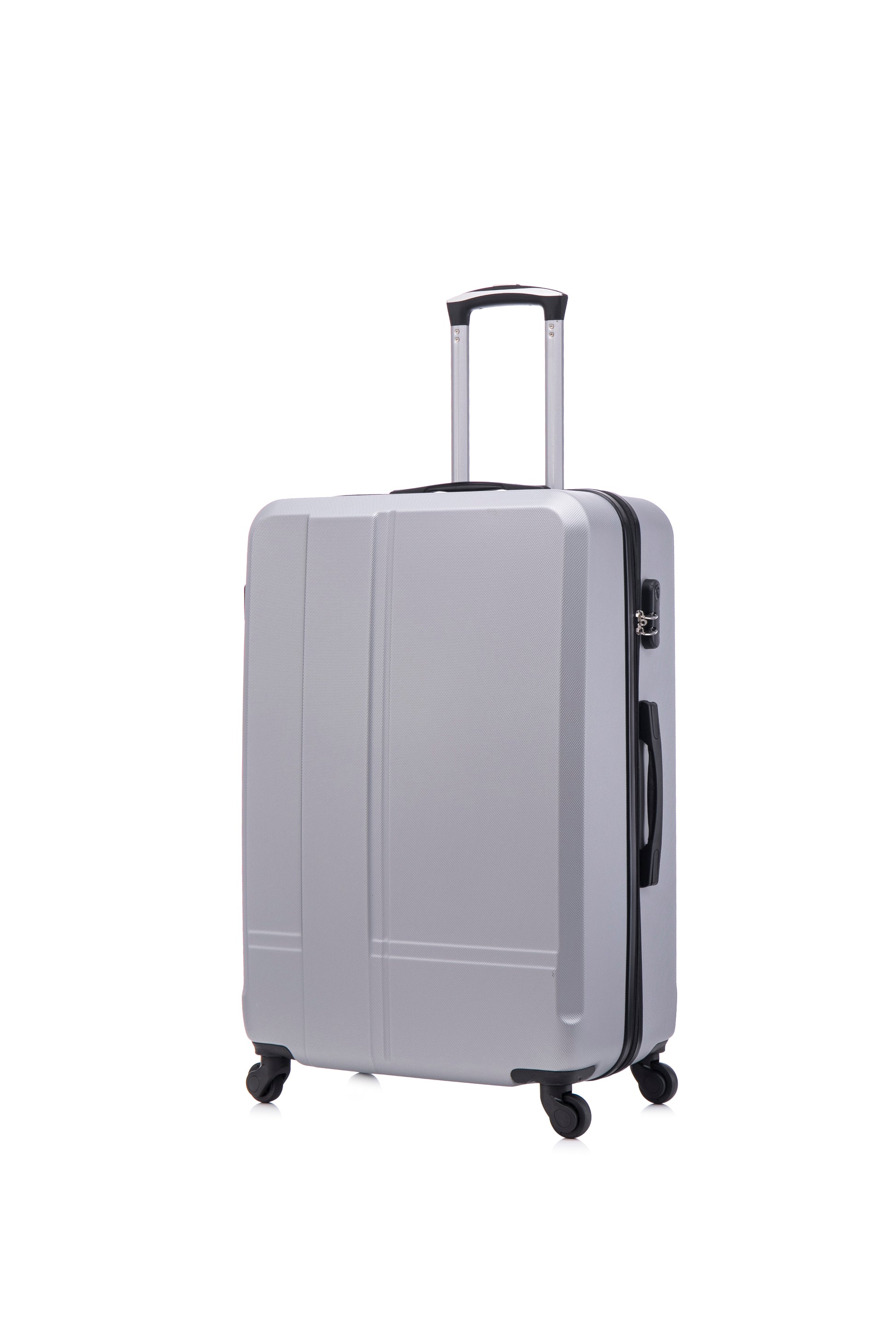 Luggage Set Of 3 Pieces 20 24 28 Luggage Set Wheel Luggage Abs Durable And Lightweight Rotating Hard Shell Luggage Silver Gray Silver Grey Abs