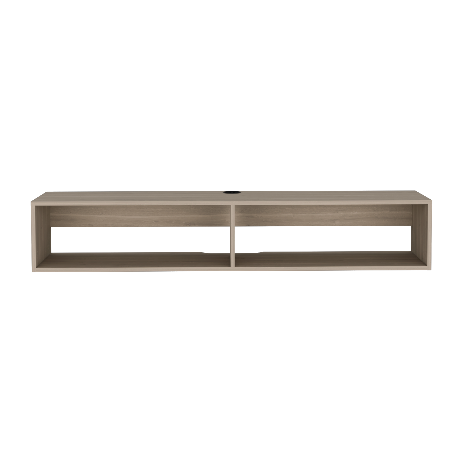 Floating Tv Stand Moore, Living Room, White Oak White Oak 60 69 Inches Engineered Wood