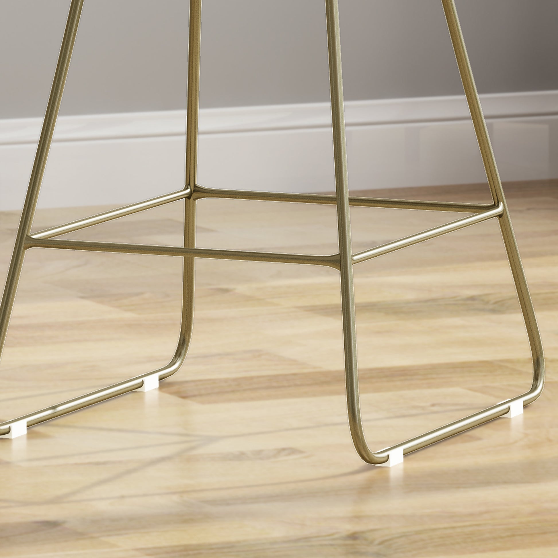 Niez Counter Stool Beige Iron