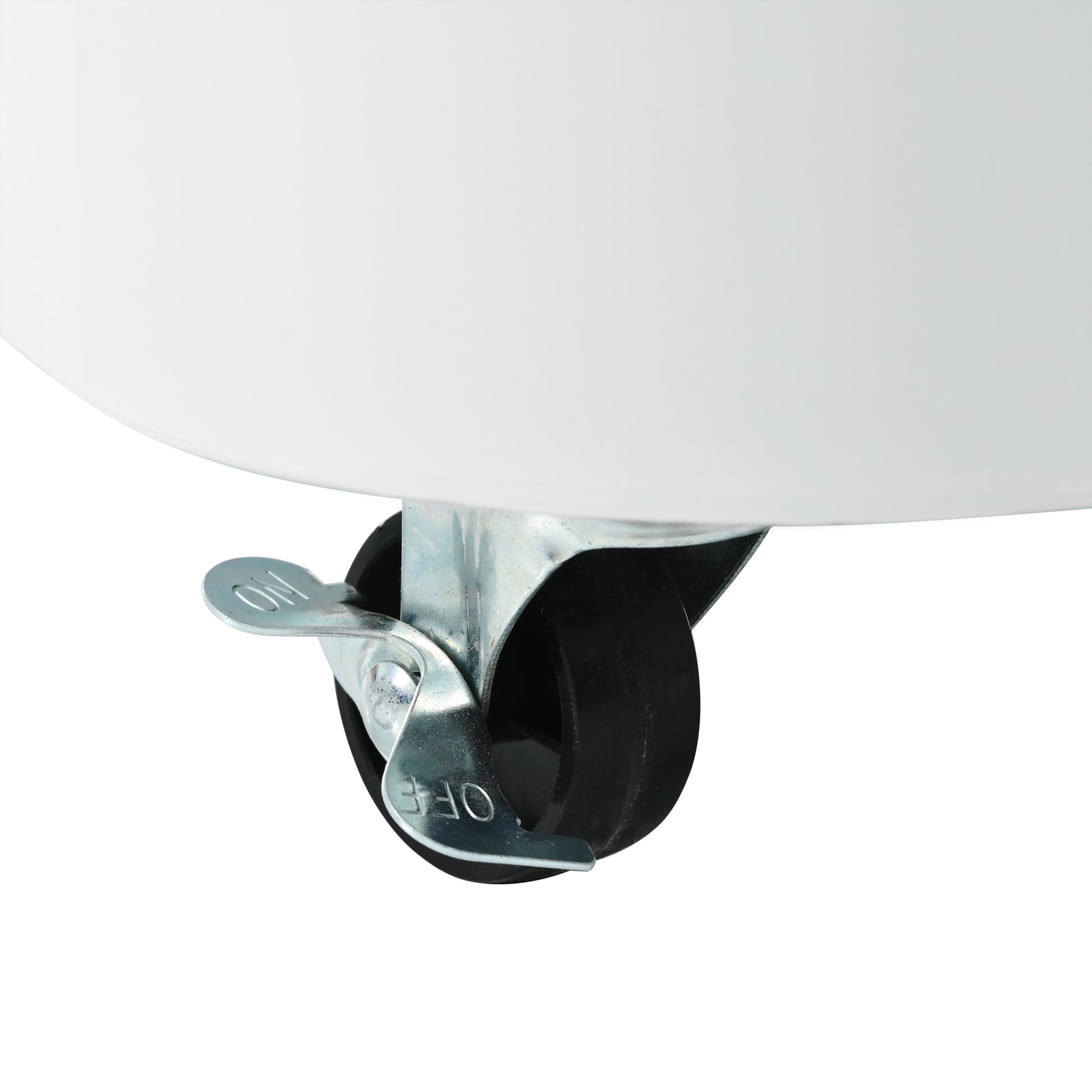 2 In 1 Square Nesting Coffee Table With Wheels & Drawers, Stackable Side Table With High Gloss Marble Grain Top, End Table Set With Brown Tempered Glass For Living Room, White White Gold Primary Living Space Drawers Square Mdf Steel