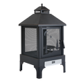 Xot036 Garden Metal Outdoor Heating Furnace For Backyard Fir Pit Black Garden & Outdoor Metal