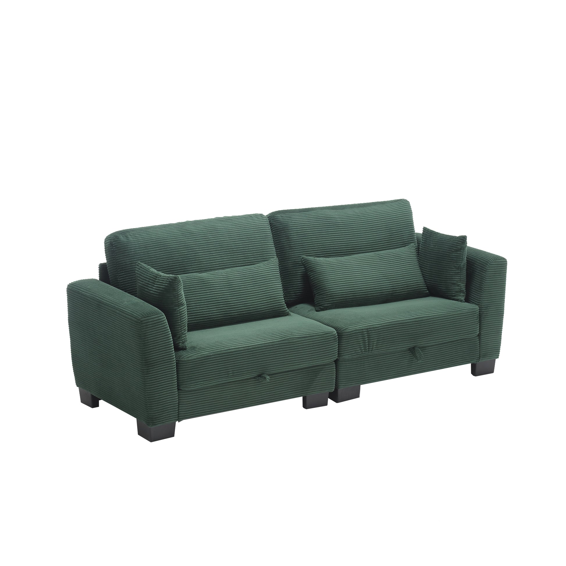 United Modular Sectional Sofa L Shaped Modular Couch With Reversible Chaise Modular Sofa Sectional Couch With Storage Seats Emerald Velvet 2 Seat